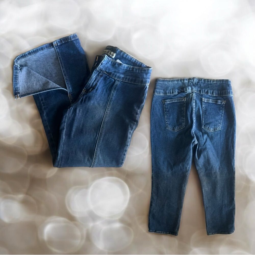 Paris Blues Jeans l Solulmate l Cropped l Bottom Slits l Juniors 9 l EUC